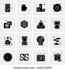 16 Business Universal Icons Vector. Creative Icon Illustration to use in web and Mobile Related project.