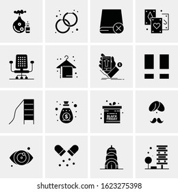 16 Business Universal Icons Vector. Creative Icon Illustration to use in web and Mobile Related project.
