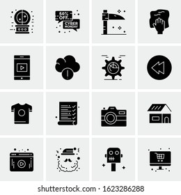 16 Business Universal Icons Vector. Creative Icon Illustration to use in web and Mobile Related project.