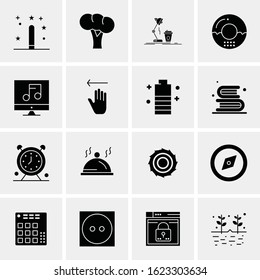 16 Business Universal Icons Vector. Creative Icon Illustration to use in web and Mobile Related project.