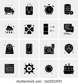 16 Business Universal Icons Vector. Creative Icon Illustration to use in web and Mobile Related project.