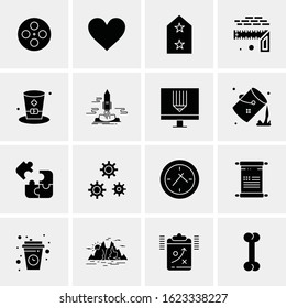 16 Business Universal Icons Vector. Creative Icon Illustration to use in web and Mobile Related project.