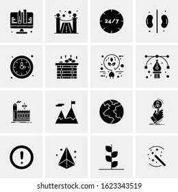 16 Business Universal Icons Vector. Creative Icon Illustration to use in web and Mobile Related project.