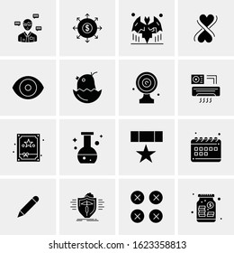 16 Business Universal Icons Vector. Creative Icon Illustration to use in web and Mobile Related project.