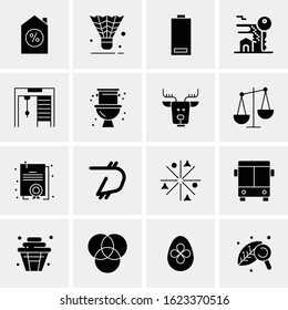 16 Business Universal Icons Vector. Creative Icon Illustration to use in web and Mobile Related project.