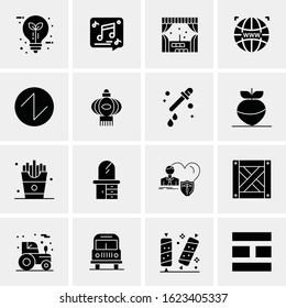 16 Business Universal Icons Vector. Creative Icon Illustration to use in web and Mobile Related project.