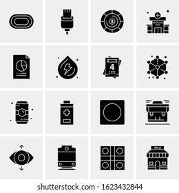 16 Business Universal Icons Vector. Creative Icon Illustration to use in web and Mobile Related project.