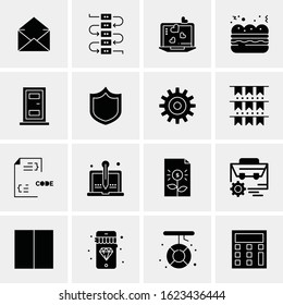 16 Business Universal Icons Vector. Creative Icon Illustration to use in web and Mobile Related project.