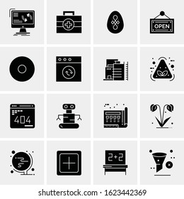 16 Business Universal Icons Vector. Creative Icon Illustration to use in web and Mobile Related project.