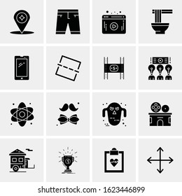 16 Business Universal Icons Vector. Creative Icon Illustration to use in web and Mobile Related project.