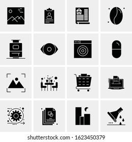 16 Business Universal Icons Vector. Creative Icon Illustration to use in web and Mobile Related project.
