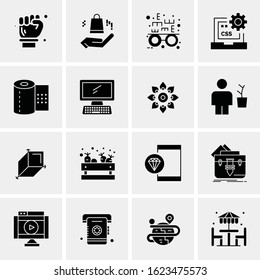 16 Business Universal Icons Vector. Creative Icon Illustration to use in web and Mobile Related project.