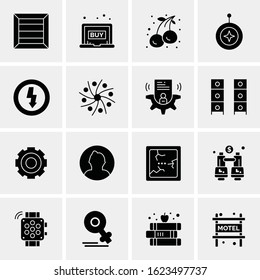 16 Business Universal Icons Vector. Creative Icon Illustration to use in web and Mobile Related project.