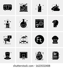 16 Business Universal Icons Vector. Creative Icon Illustration to use in web and Mobile Related project.