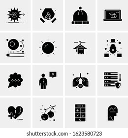 16 Business Universal Icons Vector. Creative Icon Illustration to use in web and Mobile Related project.