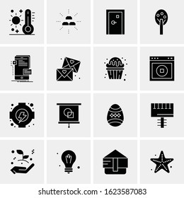16 Business Universal Icons Vector. Creative Icon Illustration to use in web and Mobile Related project.