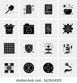 16 Business Universal Icons Vector. Creative Icon Illustration to use in web and Mobile Related project.