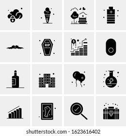 16 Business Universal Icons Vector. Creative Icon Illustration to use in web and Mobile Related project.