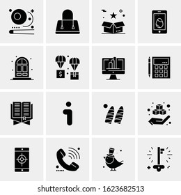 16 Business Universal Icons Vector. Creative Icon Illustration to use in web and Mobile Related project.