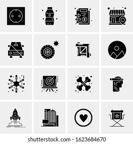 16 Business Universal Icons Vector. Creative Icon Illustration to use in web and Mobile Related project.