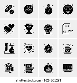 16 Business Universal Icons Vector. Creative Icon Illustration to use in web and Mobile Related project.