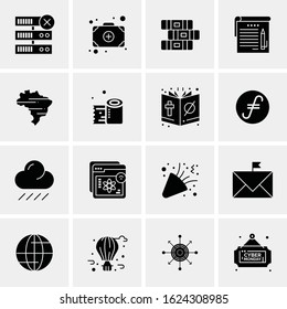 16 Business Universal Icons Vector. Creative Icon Illustration to use in web and Mobile Related project.