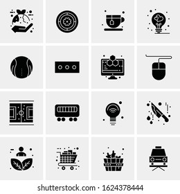 16 Business Universal Icons Vector. Creative Icon Illustration to use in web and Mobile Related project.