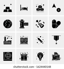 16 Business Universal Icons Vector. Creative Icon Illustration to use in web and Mobile Related project.