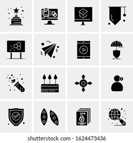 16 Business Universal Icons Vector. Creative Icon Illustration to use in web and Mobile Related project.