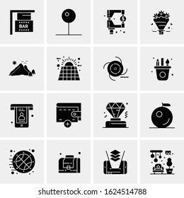 16 Business Universal Icons Vector. Creative Icon Illustration to use in web and Mobile Related project.