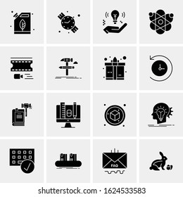 16 Business Universal Icons Vector. Creative Icon Illustration to use in web and Mobile Related project.