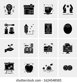 16 Business Universal Icons Vector. Creative Icon Illustration to use in web and Mobile Related project.