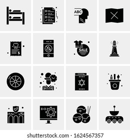16 Business Universal Icons Vector. Creative Icon Illustration to use in web and Mobile Related project.