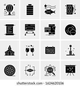 16 Business Universal Icons Vector. Creative Icon Illustration to use in web and Mobile Related project.