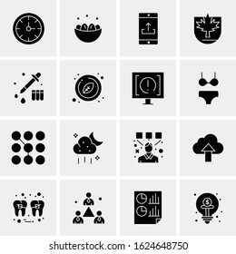 16 Business Universal Icons Vector. Creative Icon Illustration to use in web and Mobile Related project.