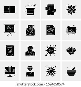 16 Business Universal Icons Vector. Creative Icon Illustration to use in web and Mobile Related project.
