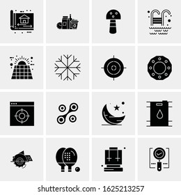 16 Business Universal Icons Vector. Creative Icon Illustration to use in web and Mobile Related project.