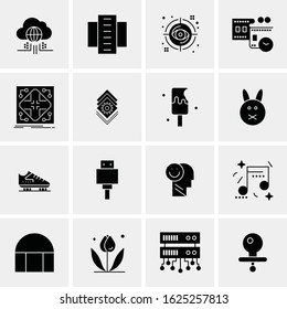 16 Business Universal Icons Vector. Creative Icon Illustration to use in web and Mobile Related project.
