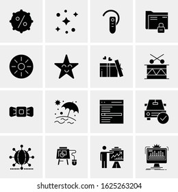16 Business Universal Icons Vector. Creative Icon Illustration to use in web and Mobile Related project.