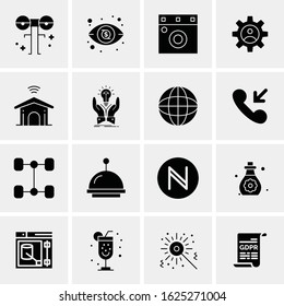 16 Business Universal Icons Vector. Creative Icon Illustration to use in web and Mobile Related project.