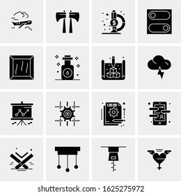 16 Business Universal Icons Vector. Creative Icon Illustration to use in web and Mobile Related project.