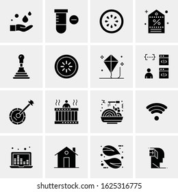 16 Business Universal Icons Vector. Creative Icon Illustration to use in web and Mobile Related project.