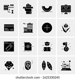 16 Business Universal Icons Vector. Creative Icon Illustration to use in web and Mobile Related project.