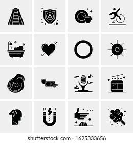 16 Business Universal Icons Vector. Creative Icon Illustration to use in web and Mobile Related project.