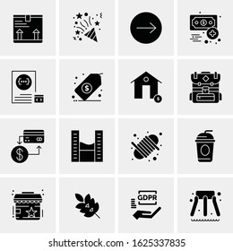 16 Business Universal Icons Vector. Creative Icon Illustration to use in web and Mobile Related project.