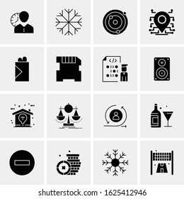 16 Business Universal Icons Vector. Creative Icon Illustration to use in web and Mobile Related project.