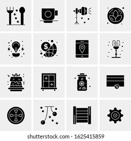 16 Business Universal Icons Vector. Creative Icon Illustration to use in web and Mobile Related project.