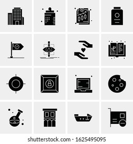 16 Business Universal Icons Vector. Creative Icon Illustration to use in web and Mobile Related project.