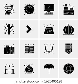 16 Business Universal Icons Vector. Creative Icon Illustration to use in web and Mobile Related project.
