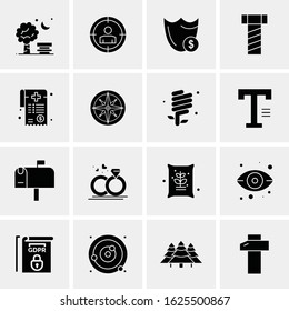 16 Business Universal Icons Vector. Creative Icon Illustration to use in web and Mobile Related project.